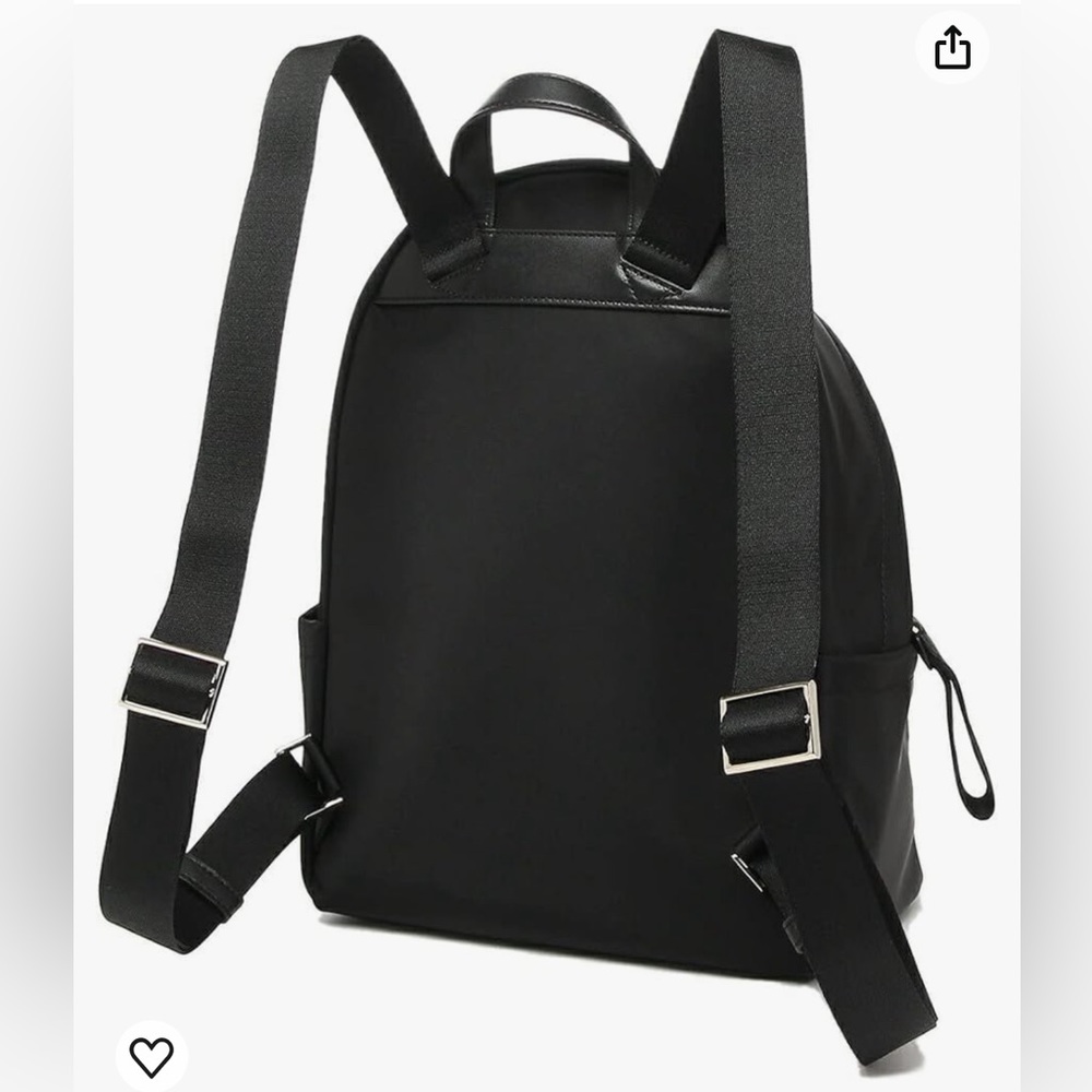 Kate Spade Chelsea Medium black Nylon Shoulder Backpack Bag - Picture 3 of 7